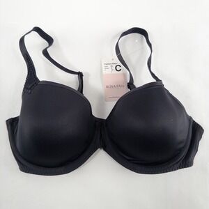 Anita Rosa Faia Bra 38C Black Padded Basic Underwire Style 5439 New
